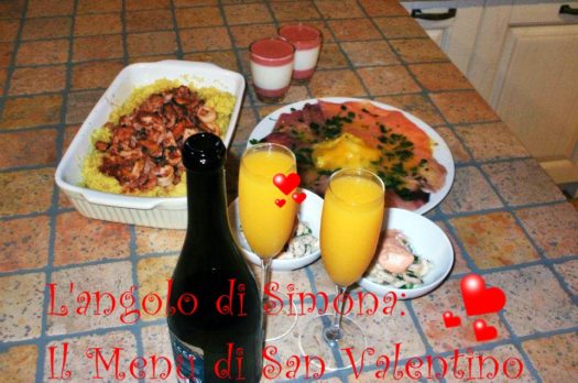 L’angolo di Simona// Il Menù di San Valentino