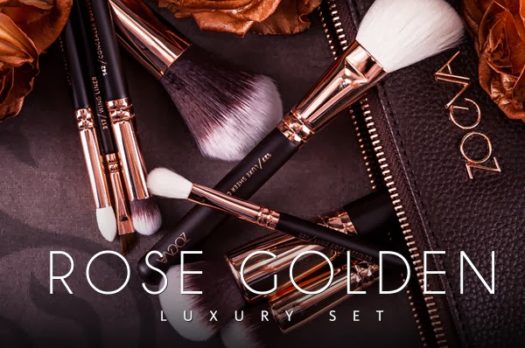 I pennelli Zoeva Rose Golden Luxury Set per un perfetto make up