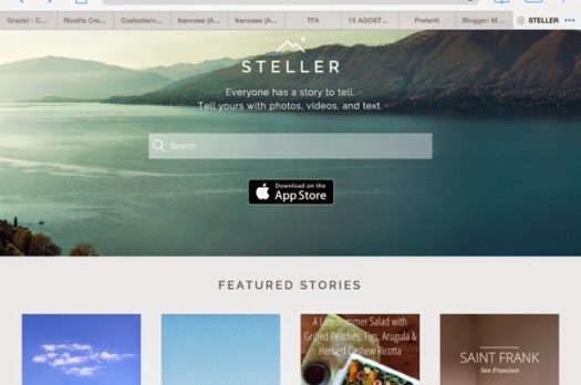 Steller, l’applicazione che racconta la tua storia