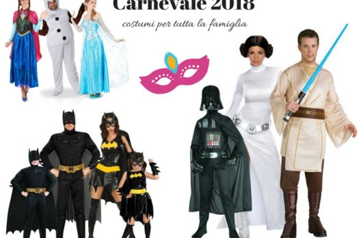 Idee ed ispirazioni per costumi di Carnevale per tutta la famiglia