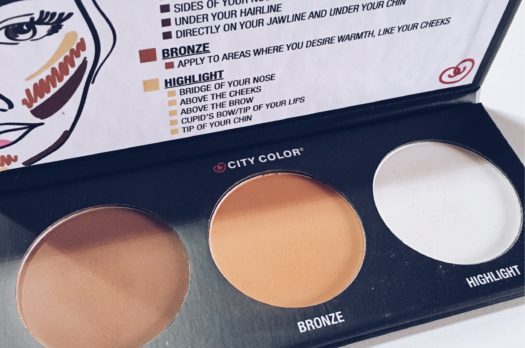 Contouring, la palette City color contour effects