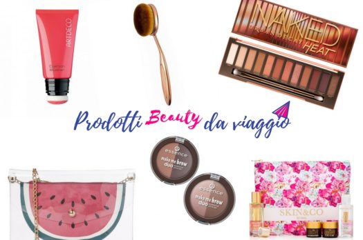 Prodotti beauty da viaggio, smart e in formato travel