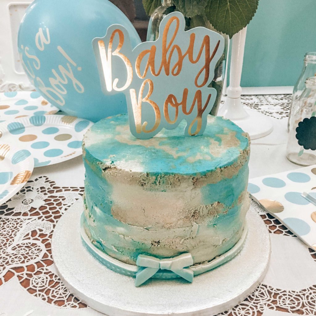 torta babyshower seminaked cake 